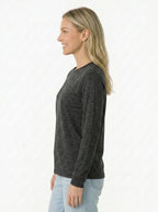 Premium Heather Long Sleeve Crew Neck Tee