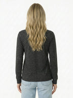 Premium Heather Long Sleeve Crew Neck Tee