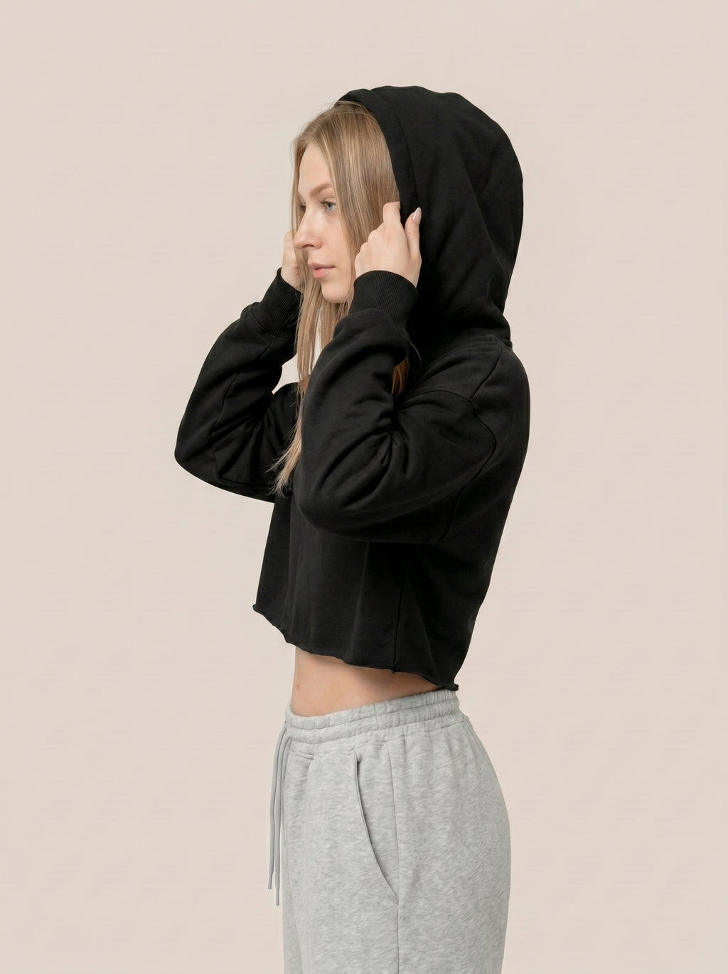 Women's Crop Hoodie