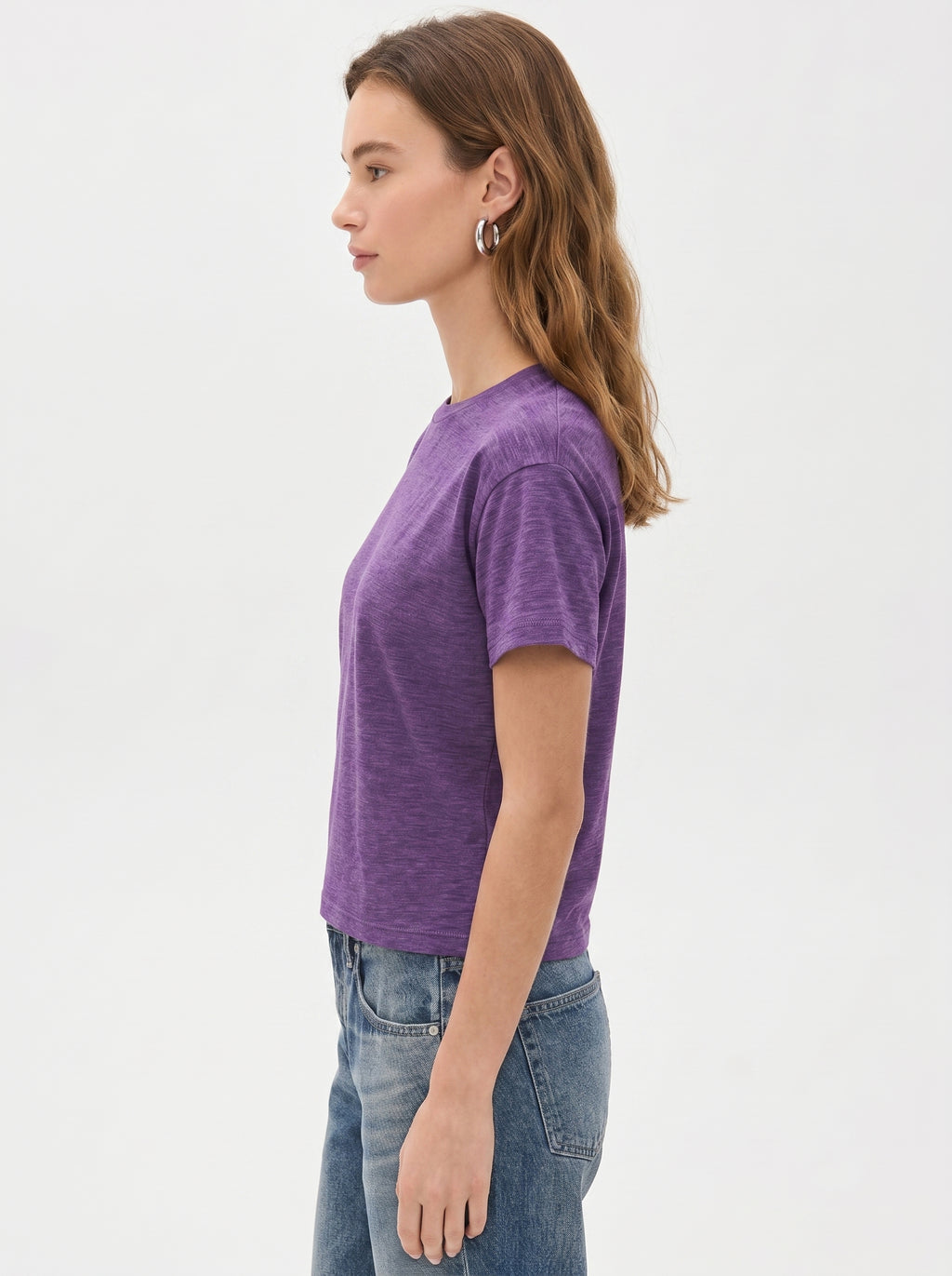 Premium Heather Short Sleeve Crew Neck Tee