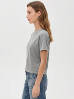 Premium Heather Short Sleeve Crew Neck Tee