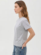 Premium Heather Short Sleeve Crew Neck Tee