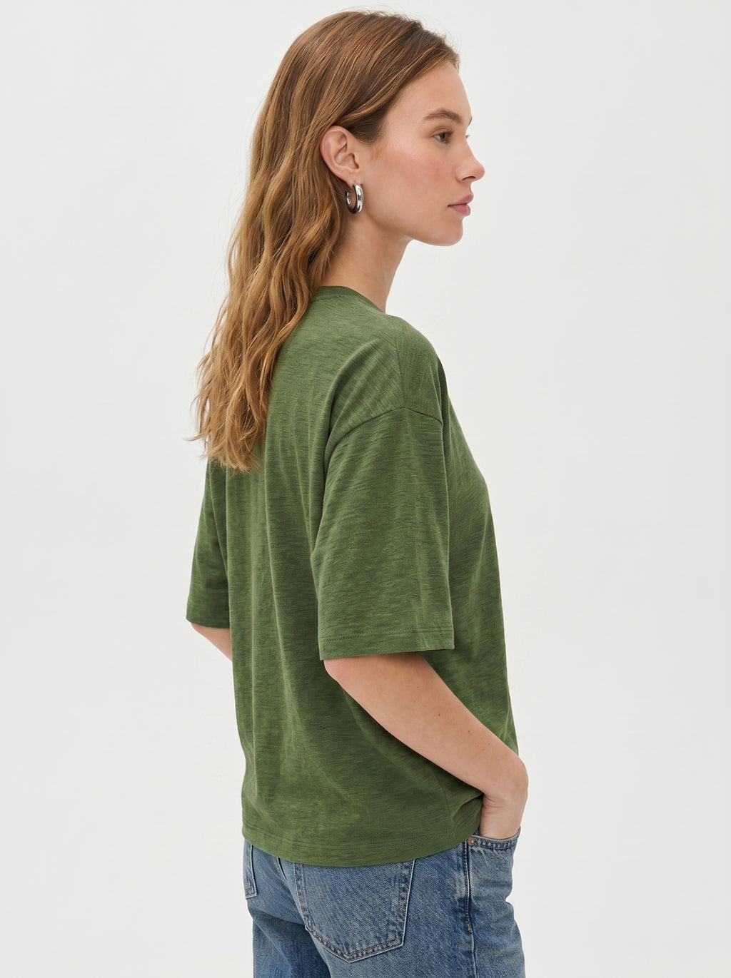Premium Heather Short Sleeve Crew Neck Tee