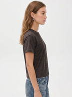 Premium Heather Short Sleeve Crew Neck Tee