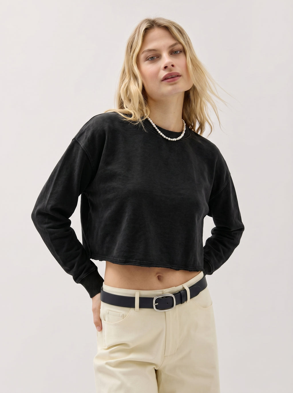 Women’s Long Sleeve Crop Tee
