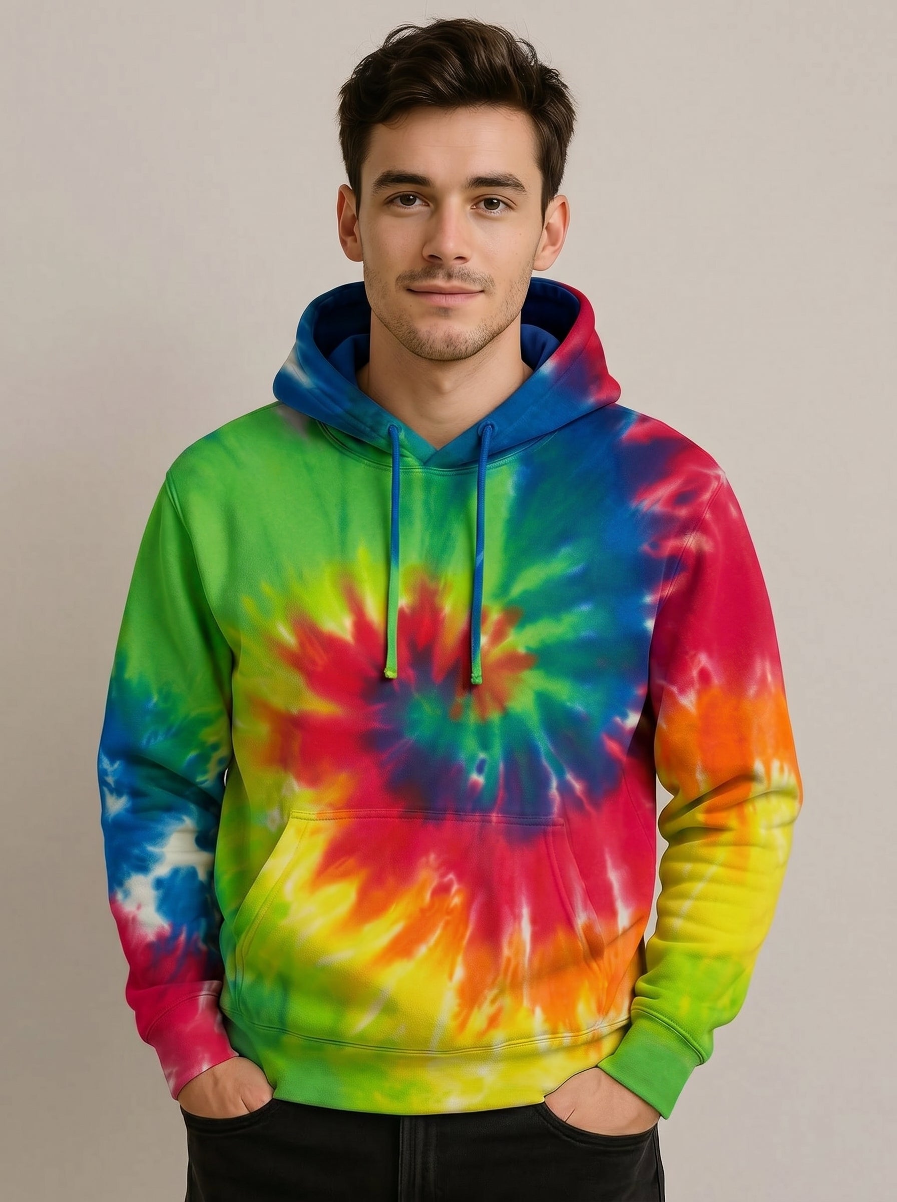 Tie Dye Pullover Hoodie