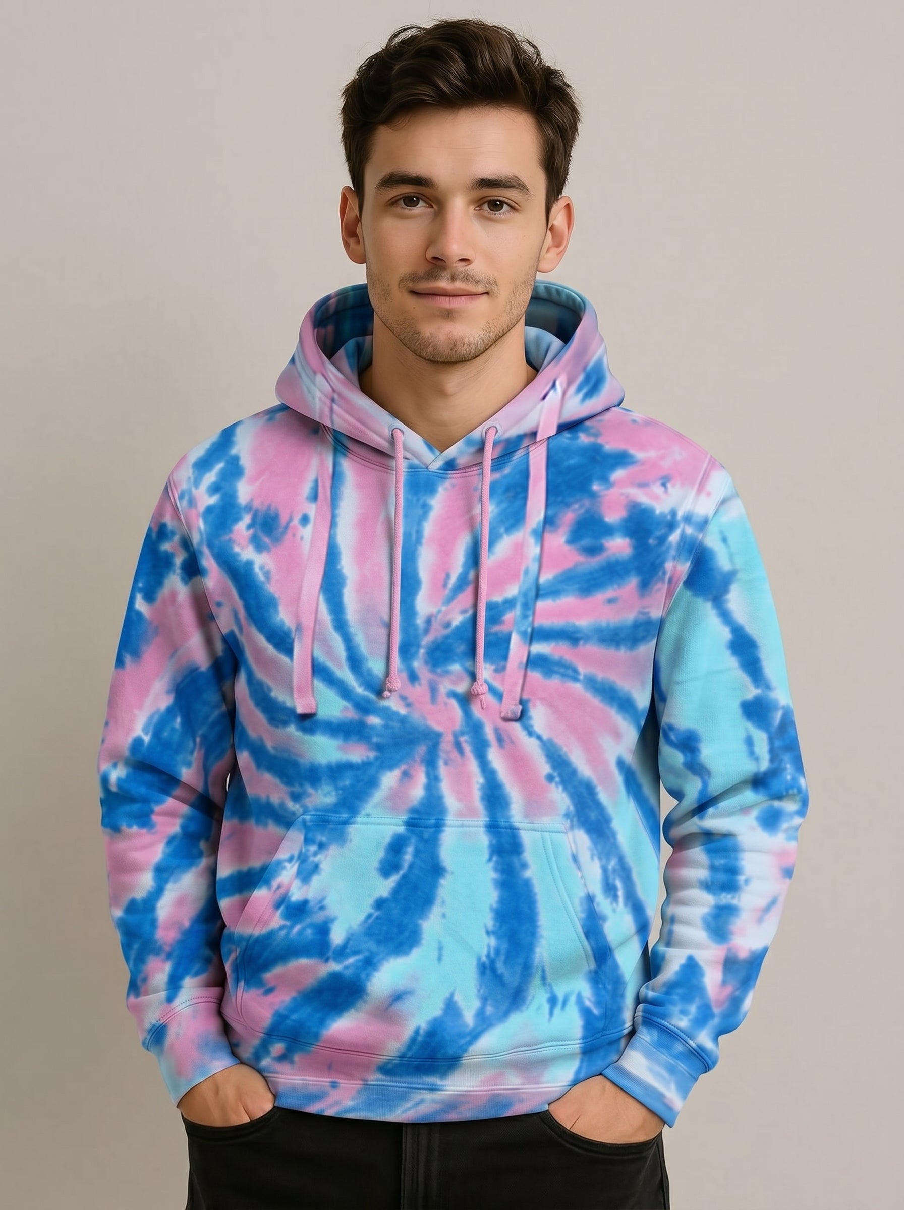 Tie Dye Pullover Hoodie