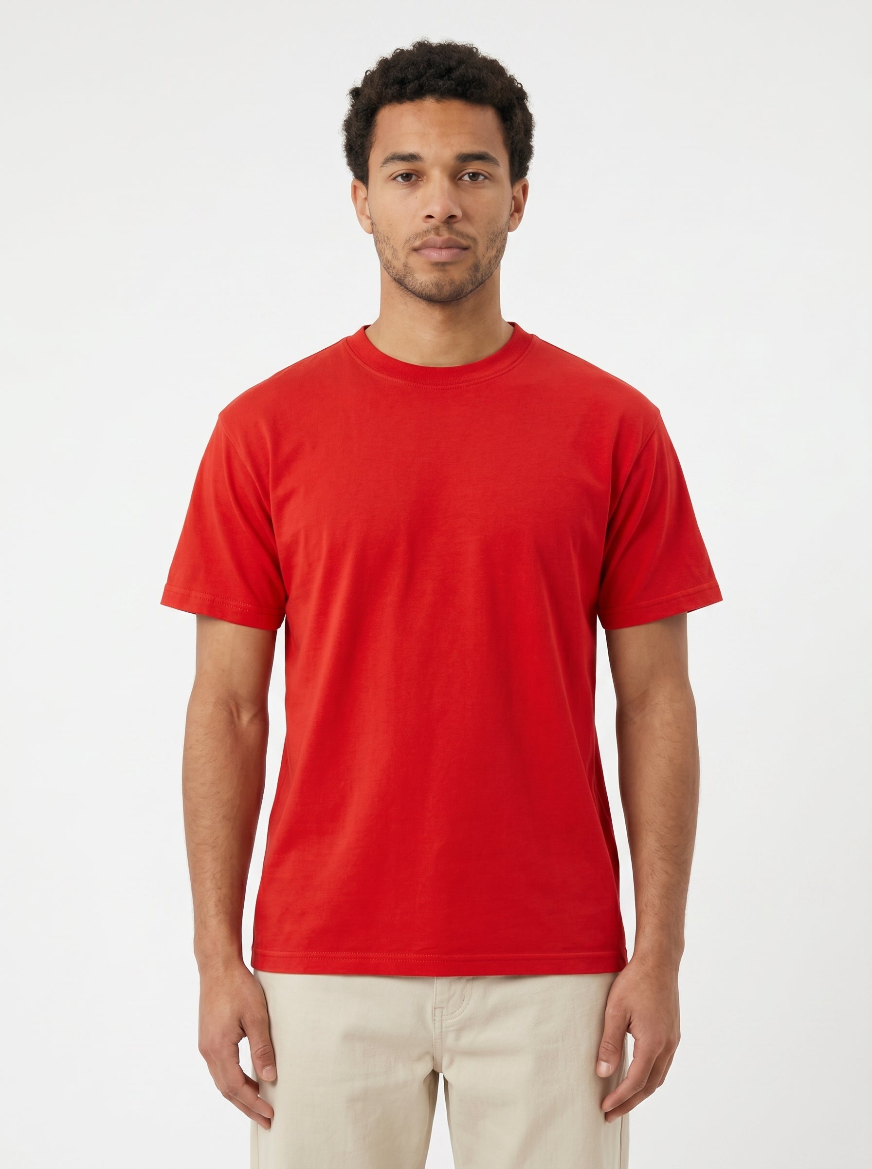 Premium Short Sleeve Crew Neck Tee