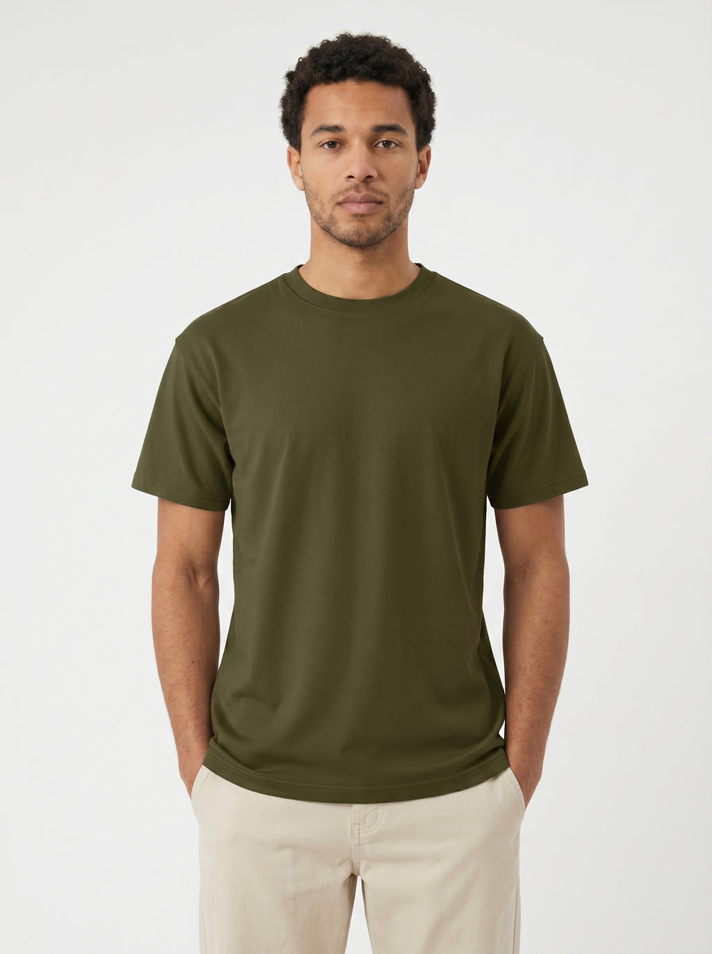 Premium Short Sleeve Crew Neck Tee