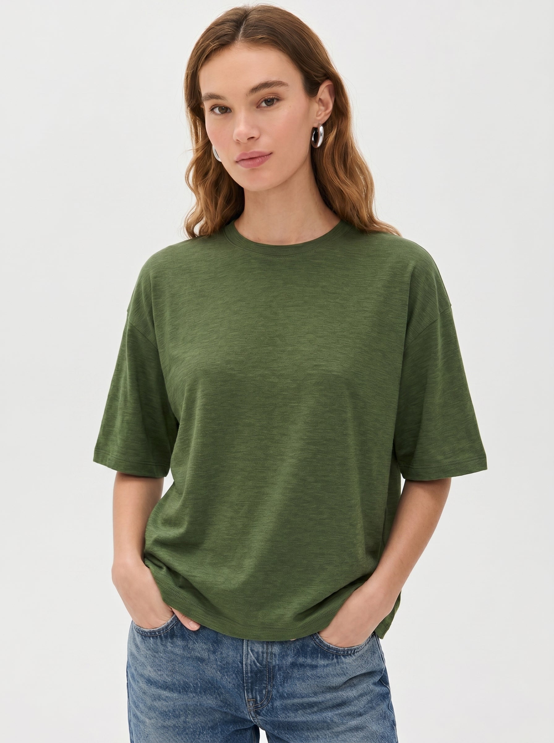 Premium Heather Short Sleeve Crew Neck Tee
