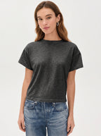 Premium Heather Short Sleeve Crew Neck Tee