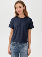 Premium Heather Short Sleeve Crew Neck Tee