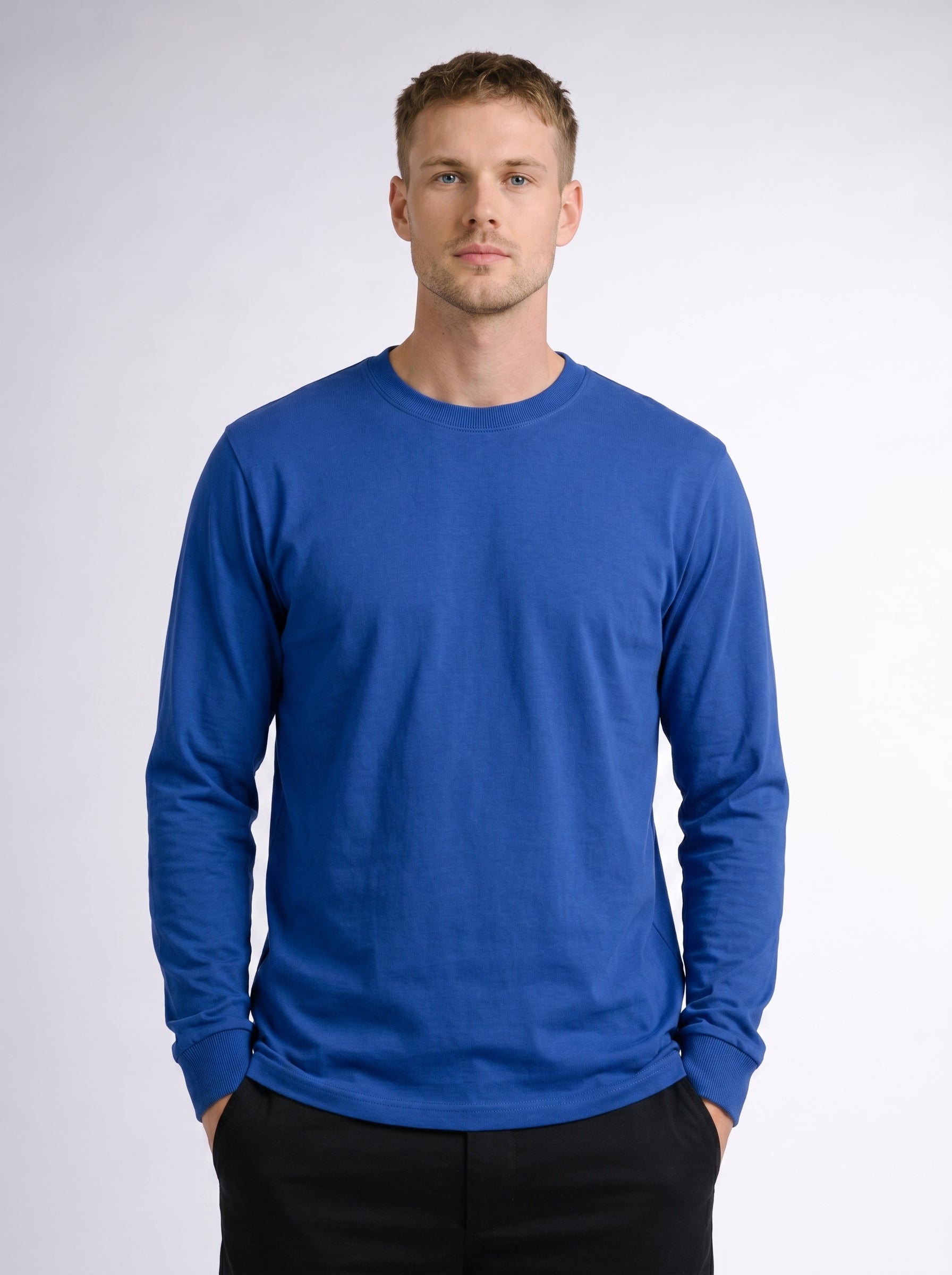 Premium Long Sleeve Crew Neck Tee