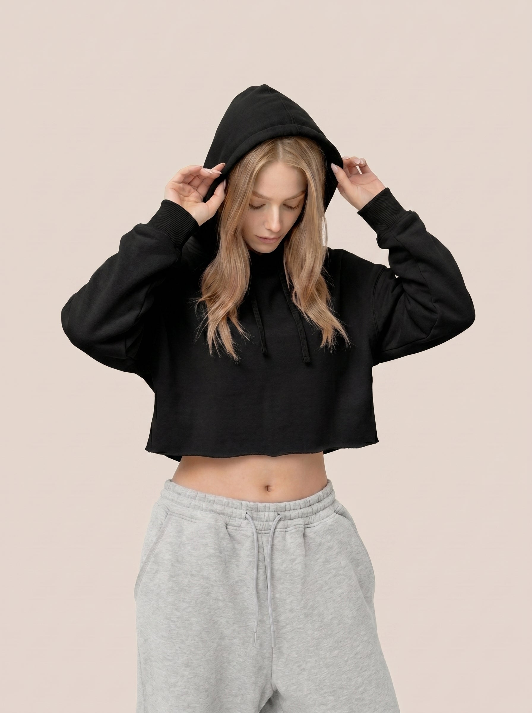 Women's Crop Hoodie