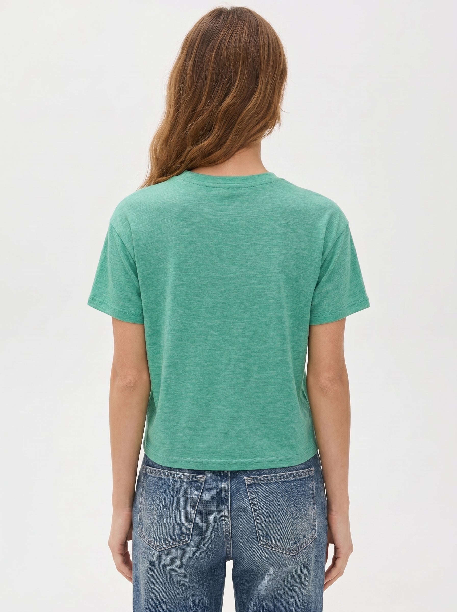 Premium Heather Short Sleeve Crew Neck Tee