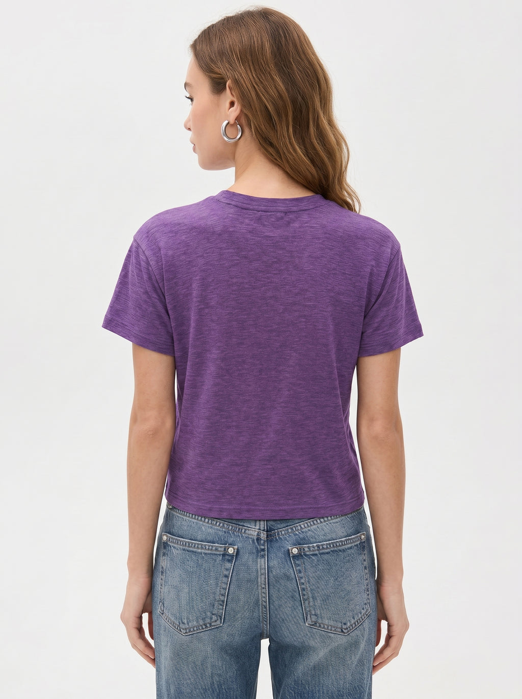 Premium Heather Short Sleeve Crew Neck Tee