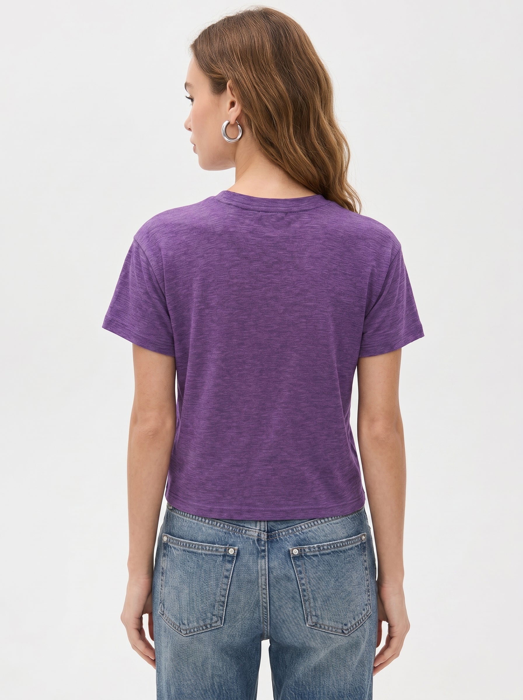 Premium Heather Short Sleeve Crew Neck Tee