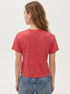 Premium Heather Short Sleeve Crew Neck Tee