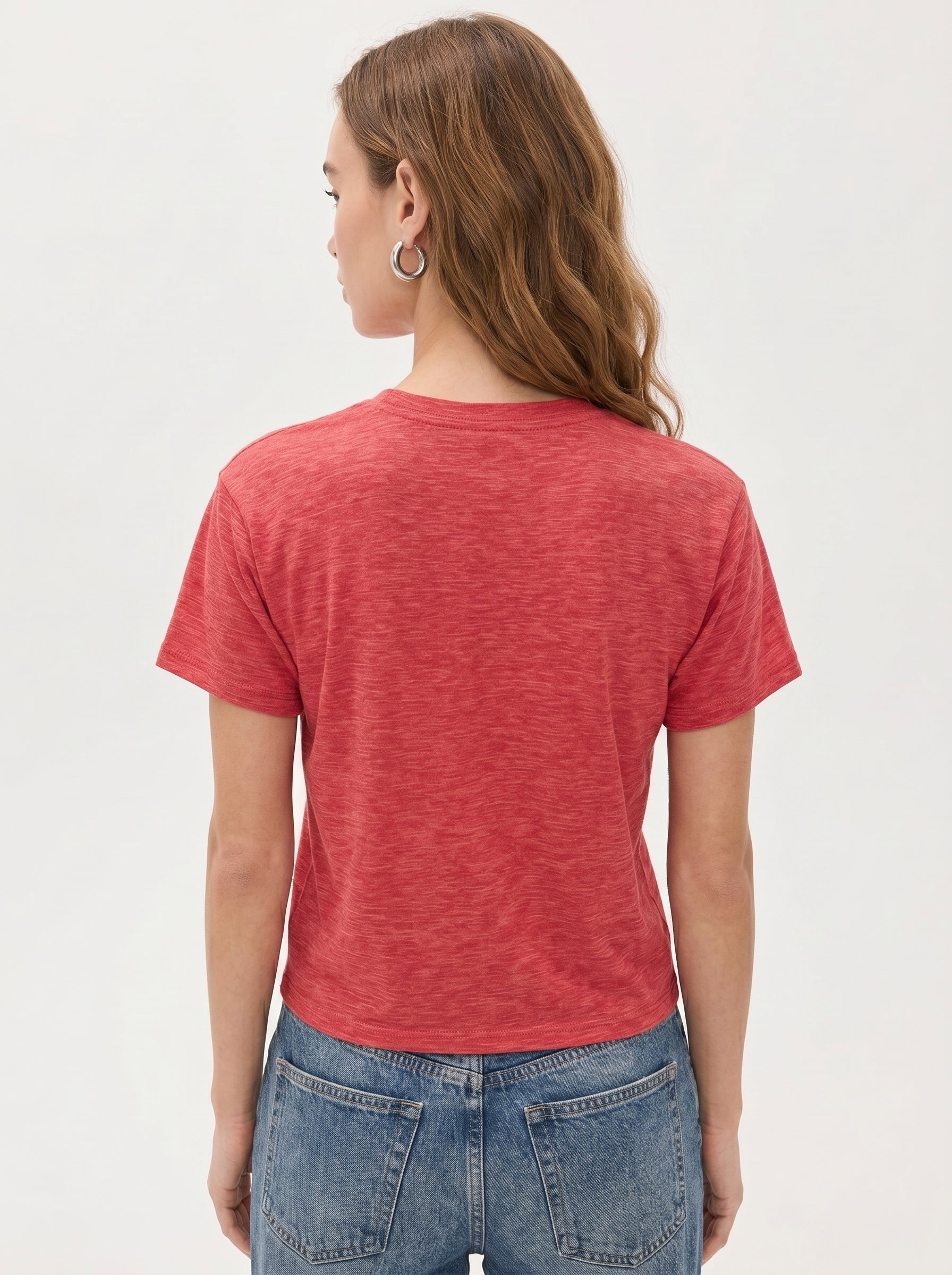 Premium Heather Short Sleeve Crew Neck Tee