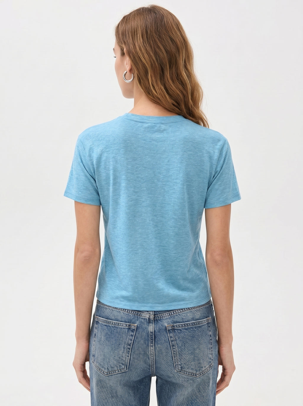 Premium Heather Short Sleeve Crew Neck Tee