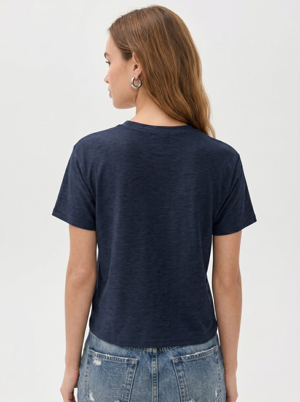 Premium Heather Short Sleeve Crew Neck Tee