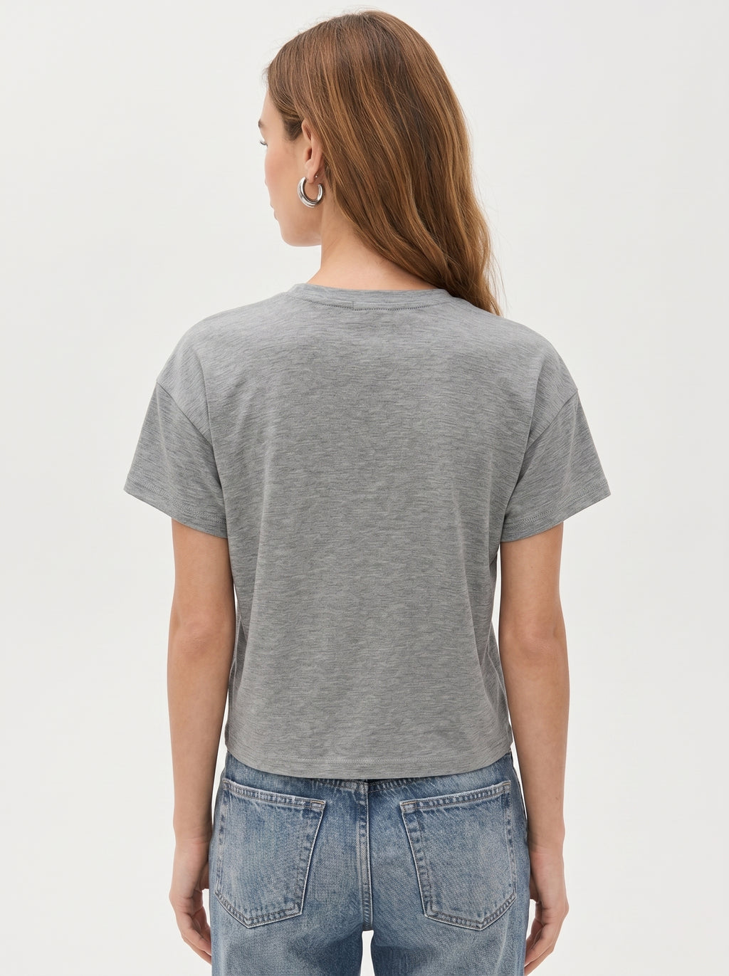 Premium Heather Short Sleeve Crew Neck Tee