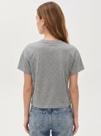 Premium Heather Short Sleeve Crew Neck Tee