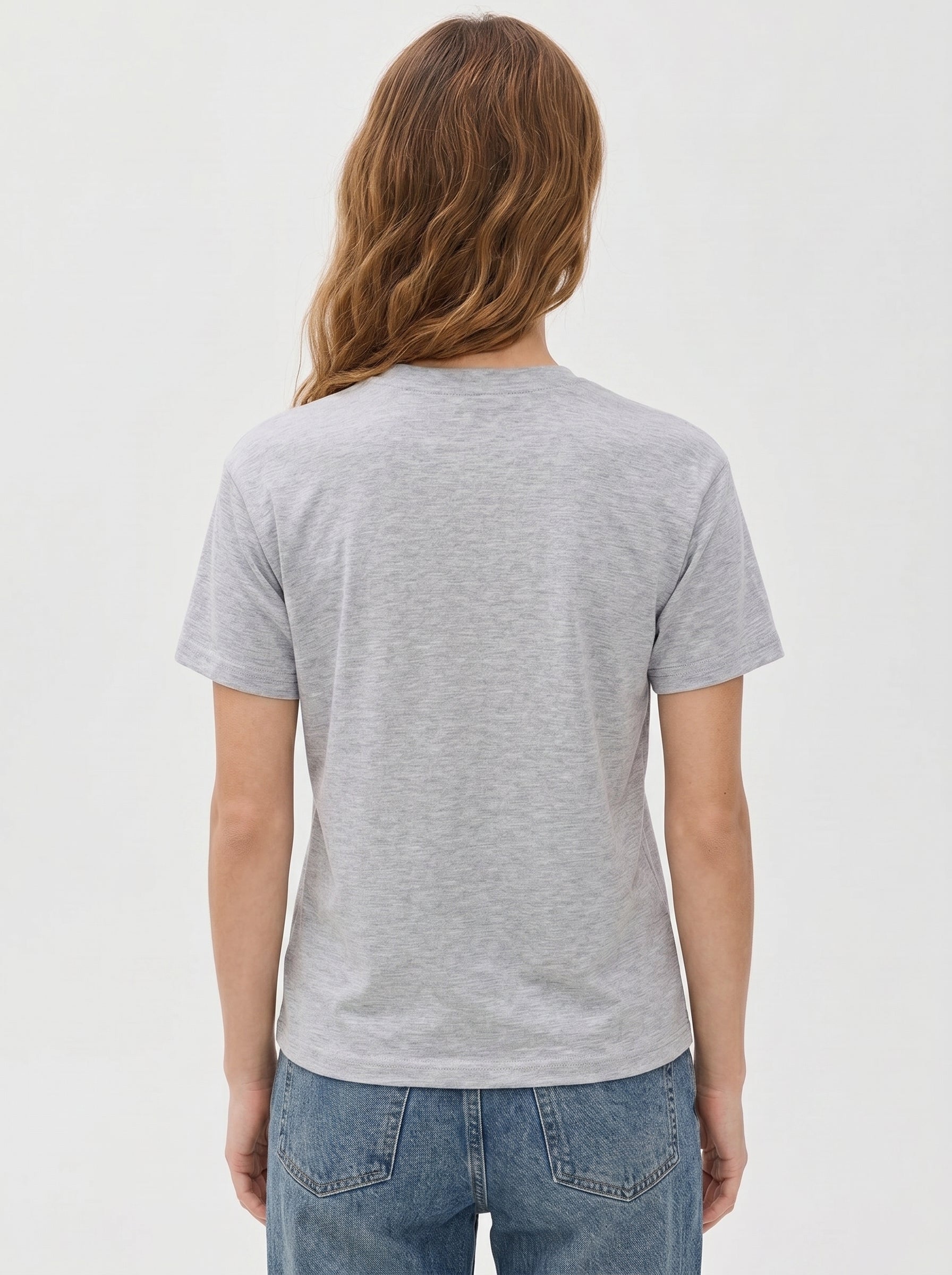 Premium Heather Short Sleeve Crew Neck Tee