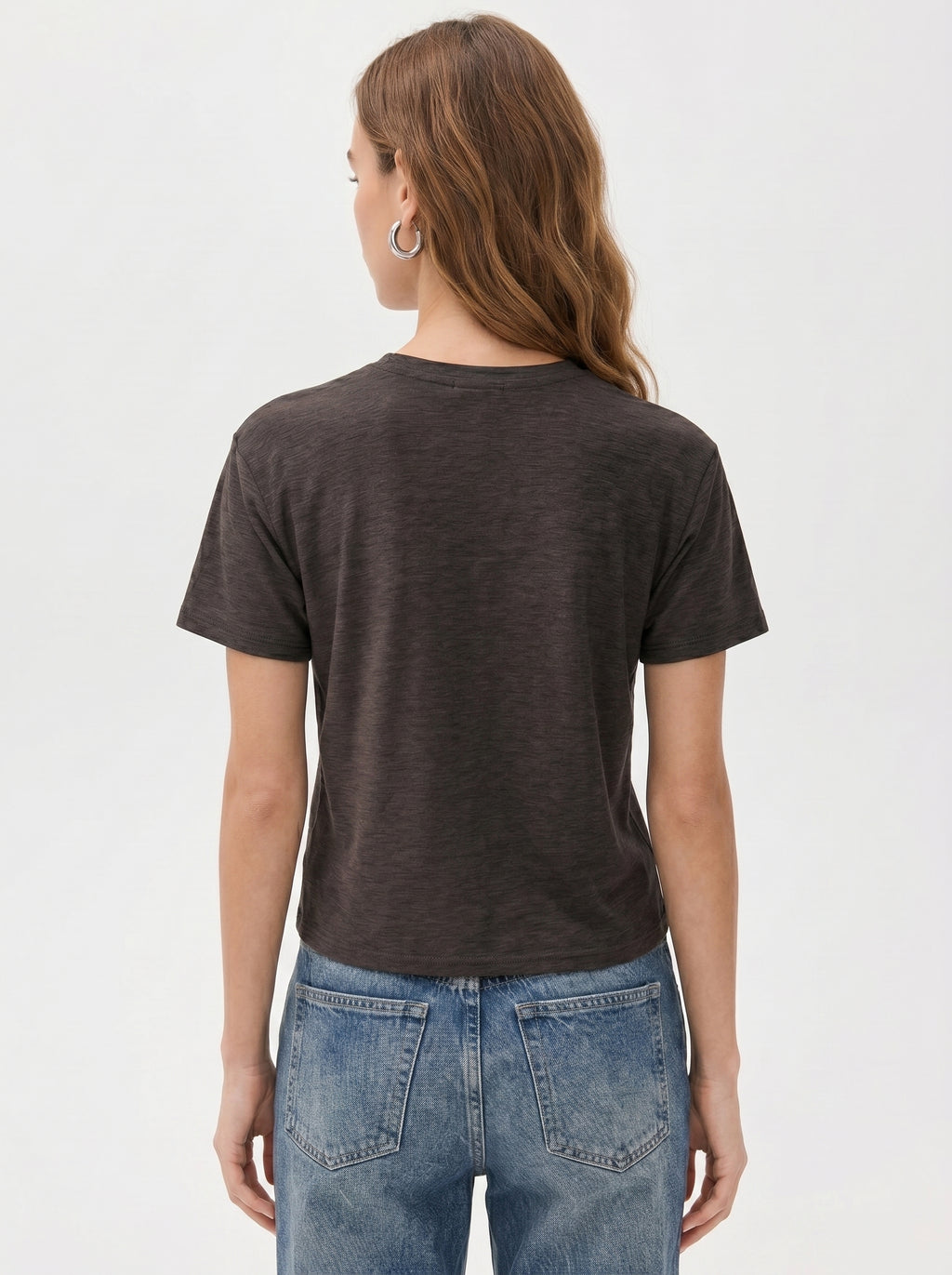 Premium Heather Short Sleeve Crew Neck Tee