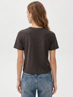 Premium Heather Short Sleeve Crew Neck Tee