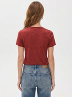 Premium Heather Short Sleeve Crew Neck Tee