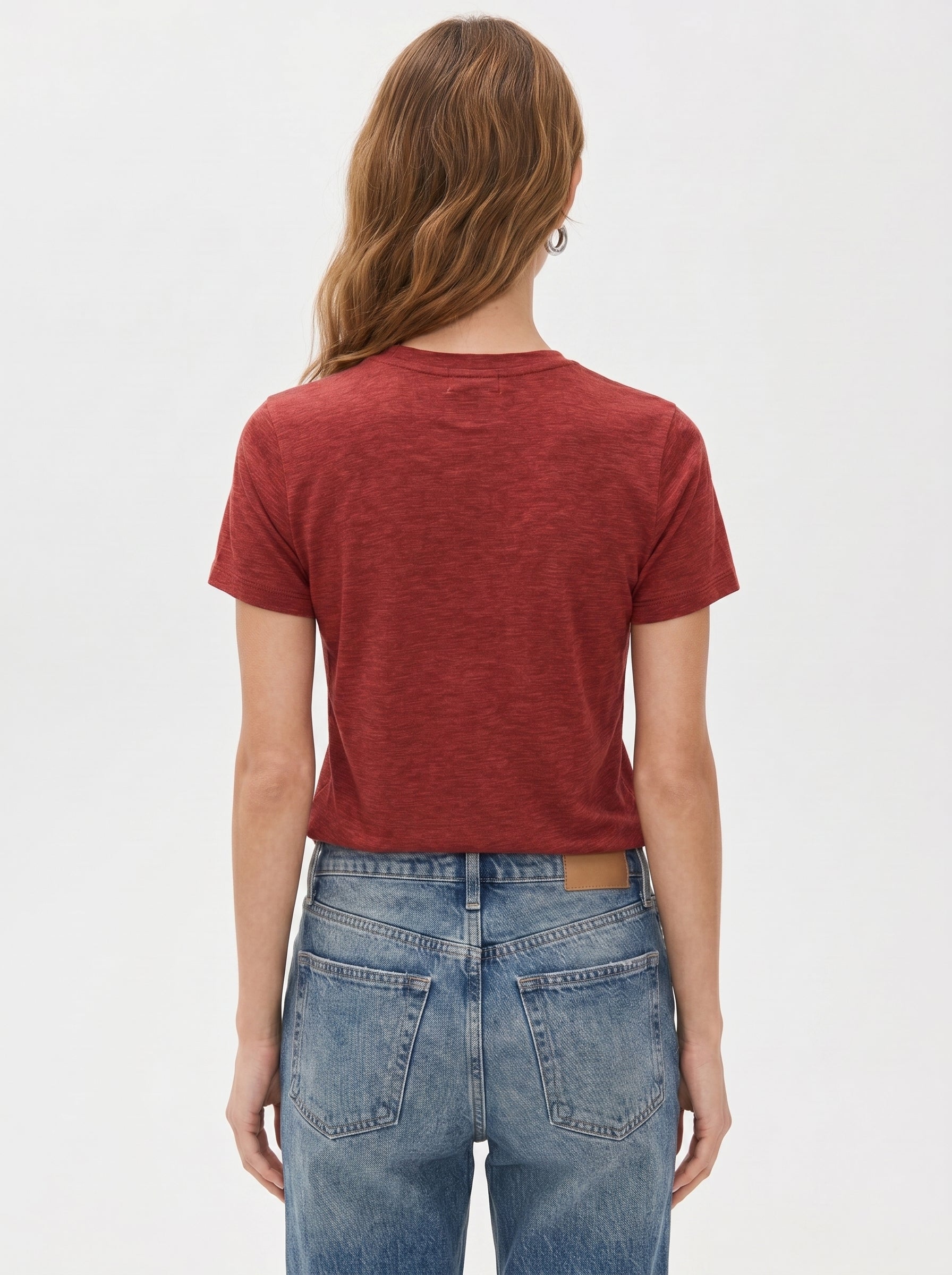 Premium Heather Short Sleeve Crew Neck Tee