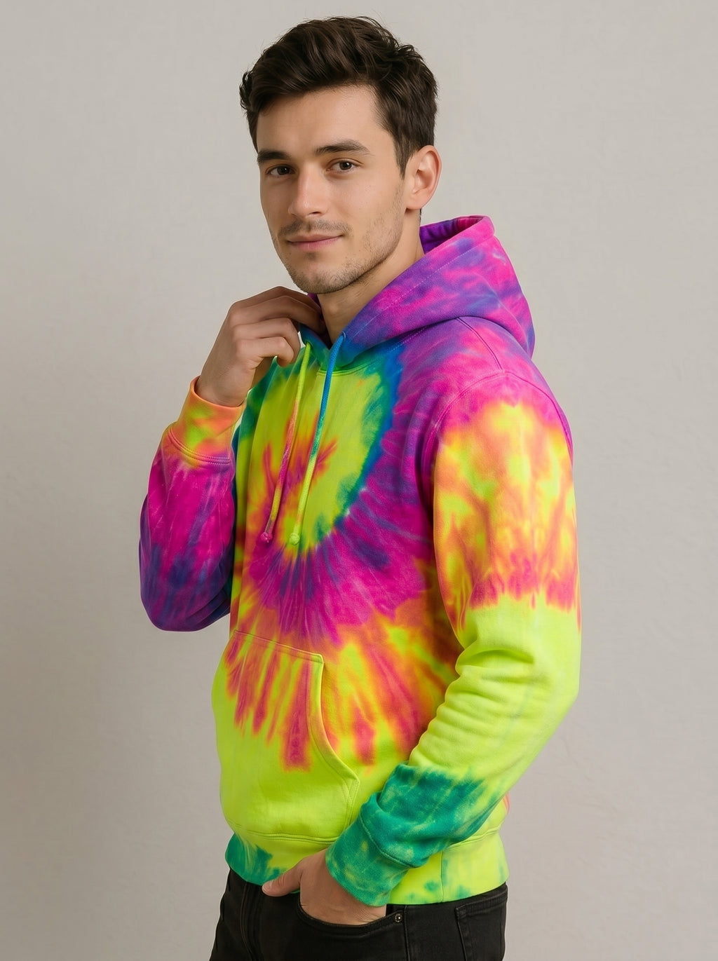 Tie Dye Pullover Hoodie