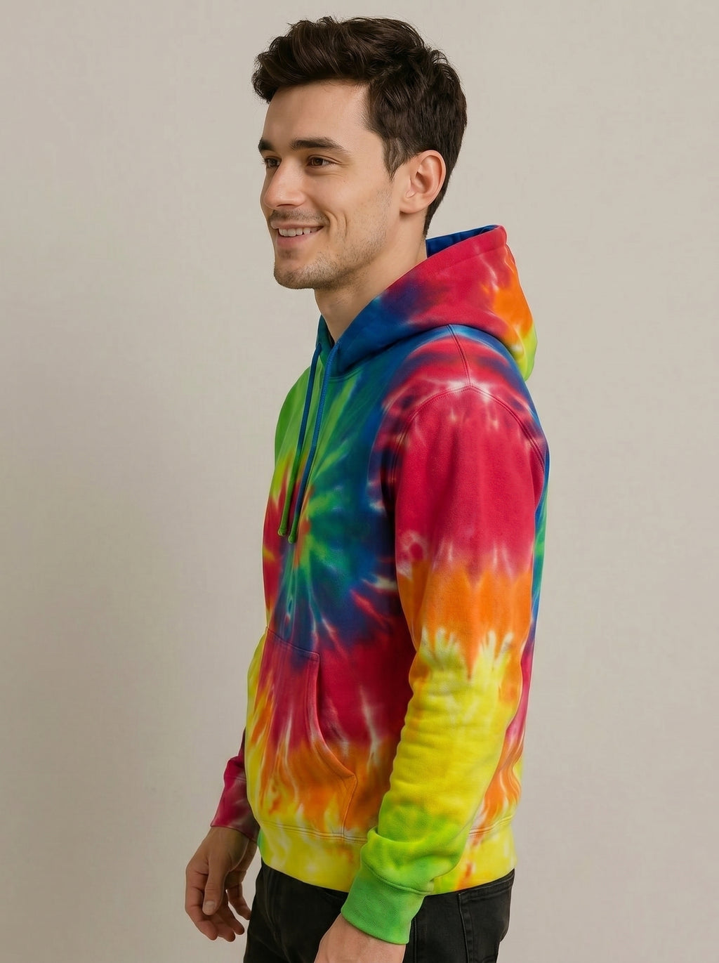 Tie Dye Pullover Hoodie