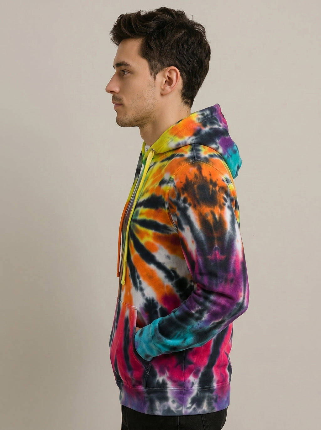 Tie Dye Pullover Hoodie