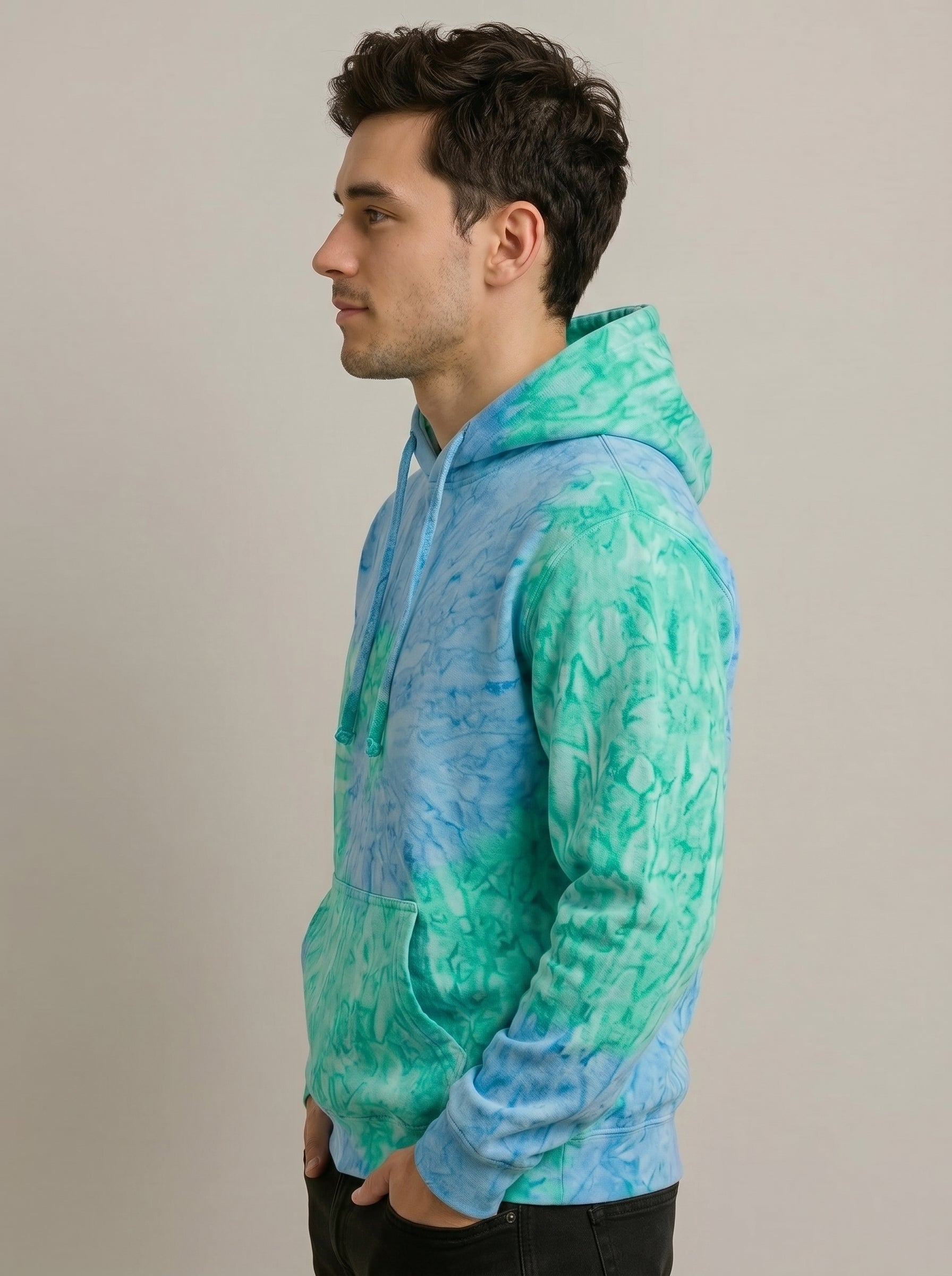 Tie Dye Pullover Hoodie