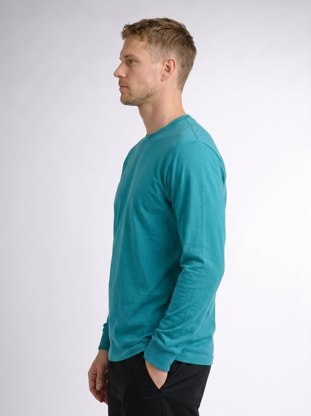Premium Long Sleeve Crew Neck Tee