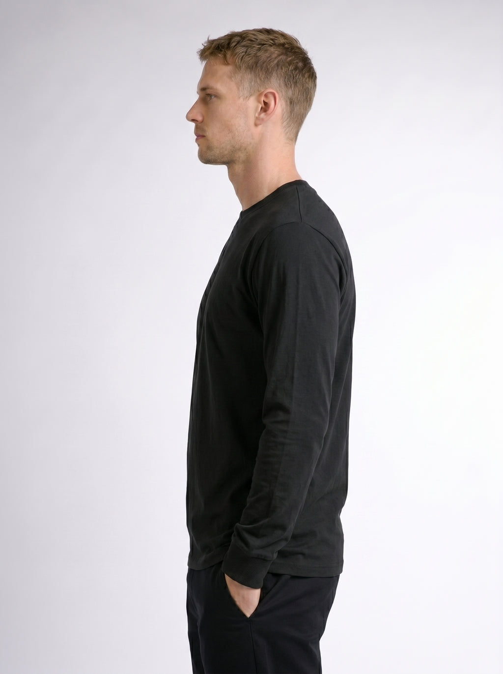 Premium Long Sleeve Crew Neck Tee
