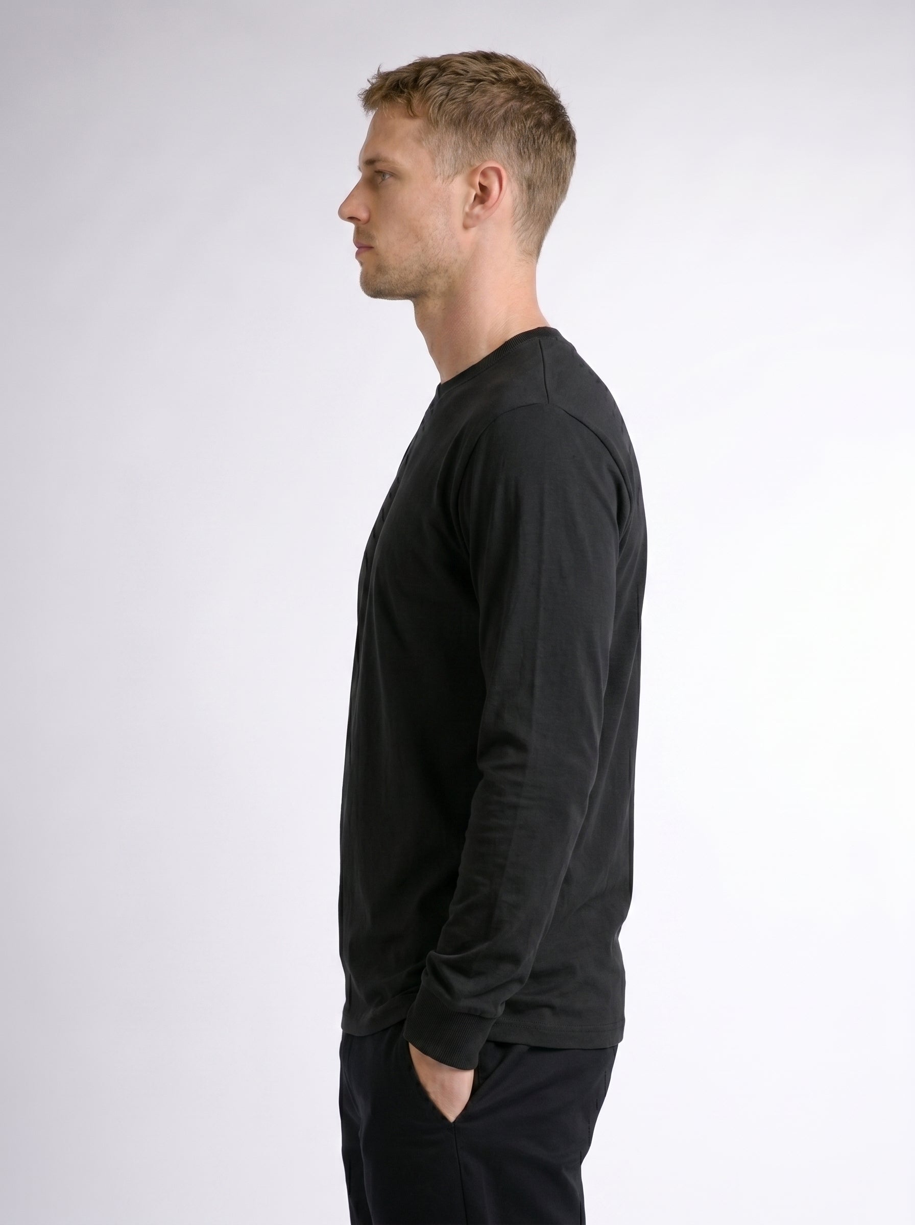 Premium Long Sleeve Crew Neck Tee