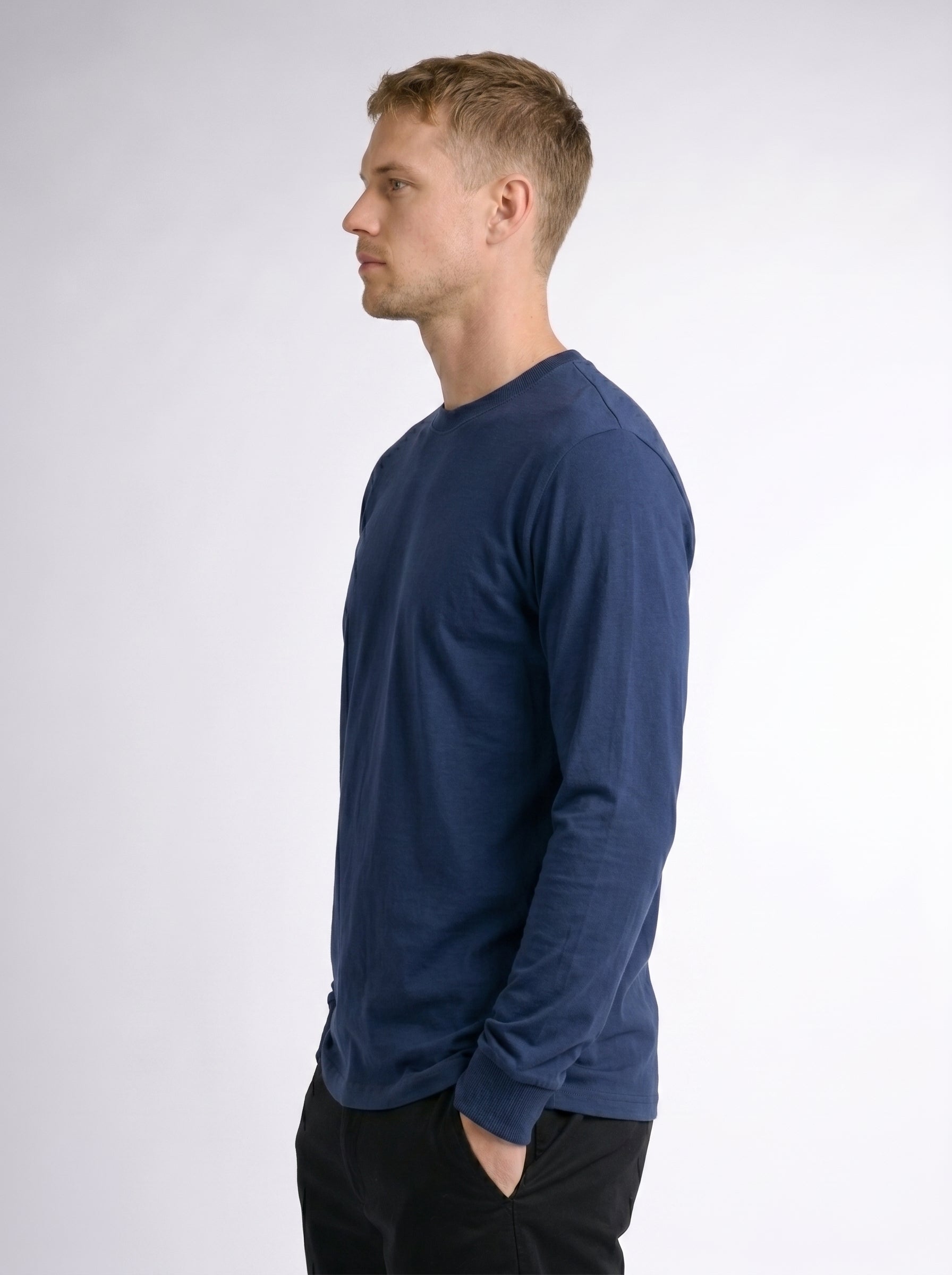 Premium Long Sleeve Crew Neck Tee